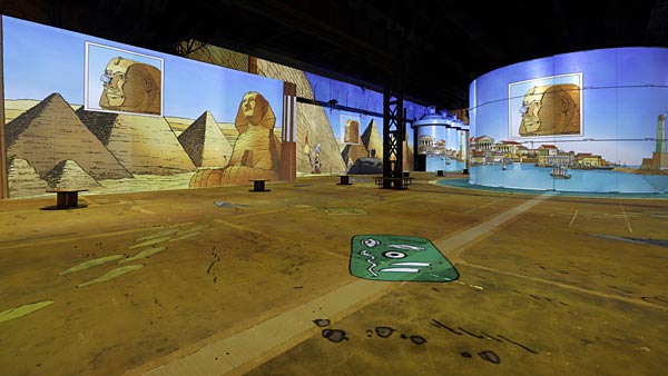 'Asterix & Obelix  ein immersives Abenteuer' bei Phoenix des Lumières in Dortmund