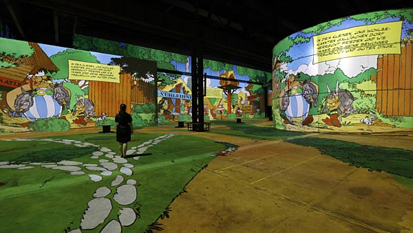 'Asterix & Obelix  ein immersives Abenteuer' bei Phoenix des Lumières in Dortmund