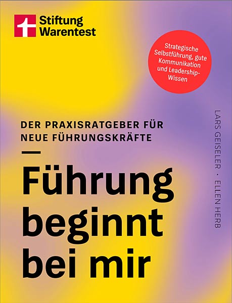 Buch 'F&uuml;hrung beginnt bei mir' aus dem Verlag Stiftung Warentest