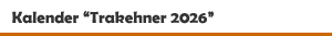 Kalender 'Trakehner  Eine lebende Legende' 2026 aus dem Benevento Verlag