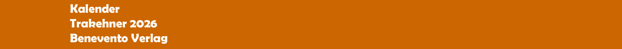Kalender 'Trakehner � Eine lebende Legende' 2026 aus dem Benevento Verlag