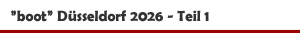 Messe 'boot' 2026 in D&uuml;sseldorf - Teil 2