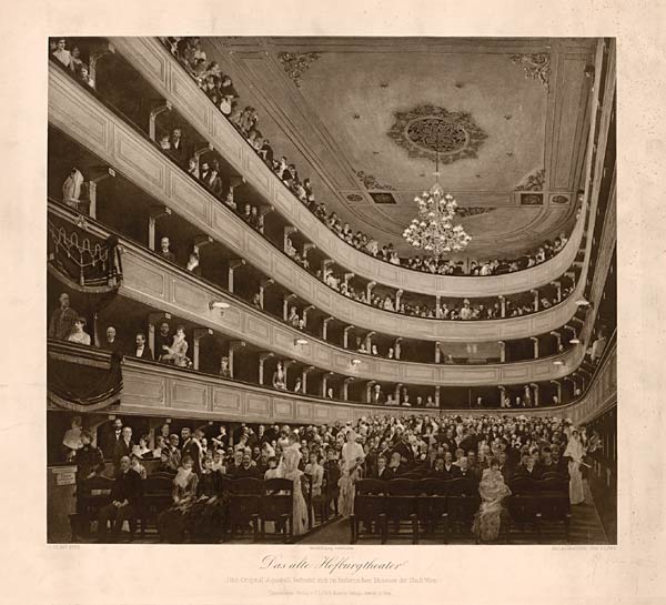 Ausstellung '250 Jahre Burg' im Burgthehater in Wien