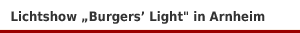 Lichtshow 'Burgers� Light' im Burgers' Zoo in Arnheim
