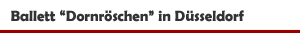 Ballett 'Dornröschen' in der Deutschen Oper am Rhein in Düsseldorf