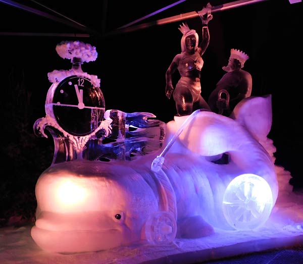 Eisskulpturen-Ausstellung 'Eiswelt' 2025 im Centro Oberhausen