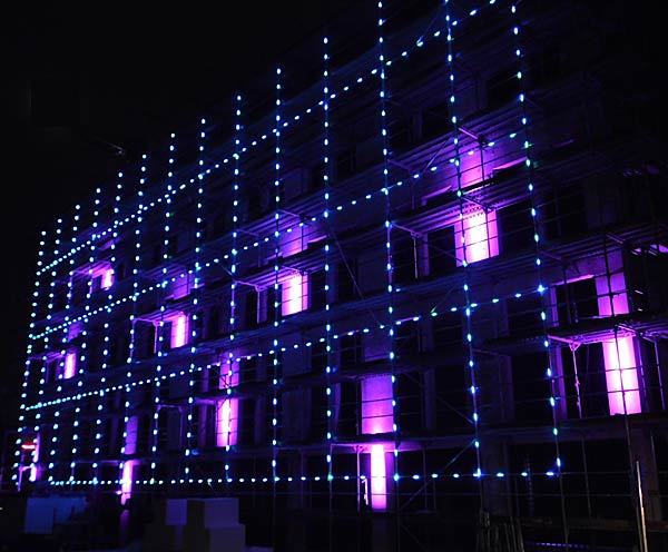 'Essen Light Festival' 2025 in der Essener Innenstadt