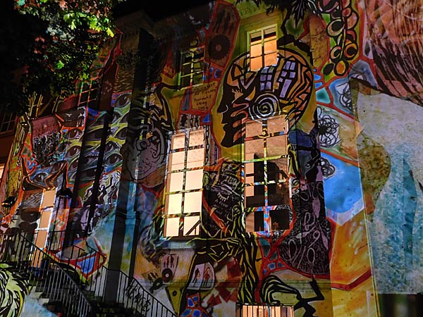 'Essen Light Festival' 2025 in der Essener Innenstadt