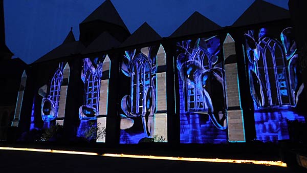 'Essen Light Festival' 2025 in der Essener Innenstadt