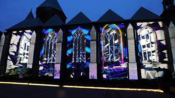 'Essen Light Festival' 2025 in der Essener Innenstadt