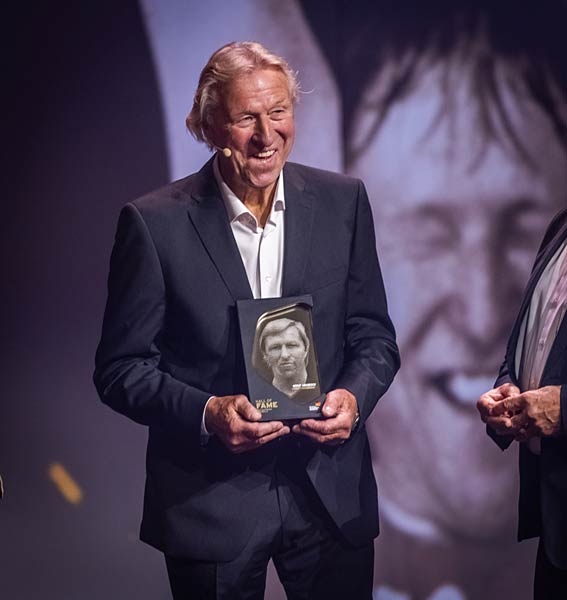 Ehrung der Neuzugänge in der 'Hall of Fame' im Deutschen Fußballmuseum in Dortmund