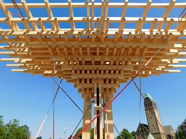 Neubau des Eingangs-Pavillons der IGA 2027 im Rheinpark in Duisburg