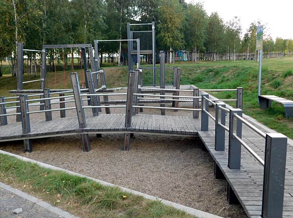 Rundgang über das IGA 2027 Gelände im RheinPark in Duisburg