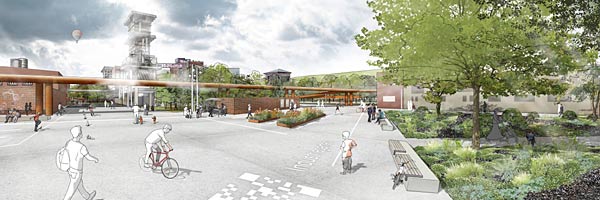 Vorbegehung der IGA 2027 auf der Kokerei Hansa in Dortmund