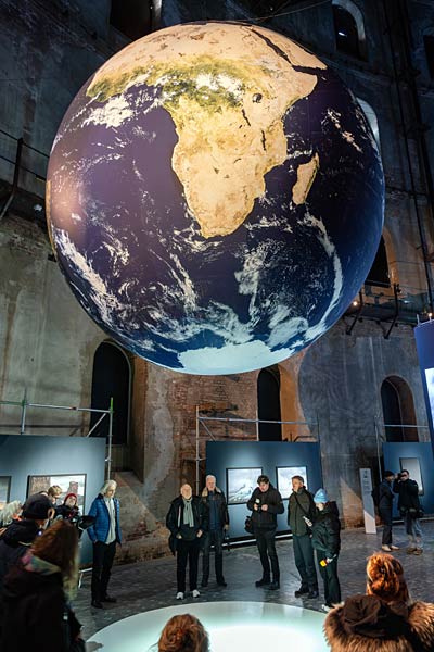 Panorama 'Antarktis' von Yadegar Asisi im Panometer Leipzig