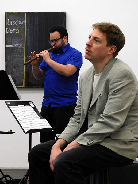 Konzert-Performance 'Unsch&auml;rfe - unbeschreiblich' der Duisburger Philharmoniker im Museum K&uuml;ppersm&uuml;hle in Duisburg