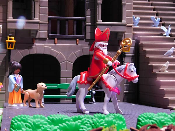 Playmobil-Weltrekord beim 'Lichtermarkt' 2025 im Landschaftspark Duisburg-Nord