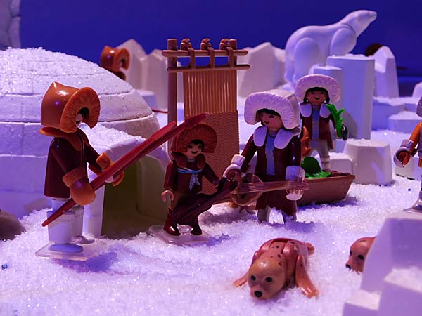 Playmobil-Weltrekord beim 'Lichtermarkt' 2025 im Landschaftspark Duisburg-Nord