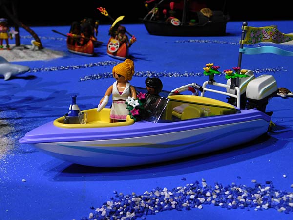Playmobil-Weltrekord beim 'Lichtermarkt' 2025 im Landschaftspark Duisburg-Nord
