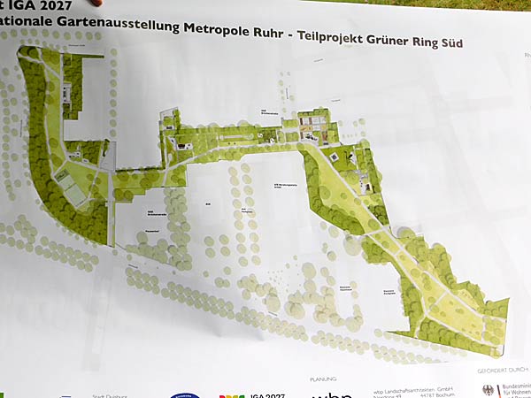Spatenstich für den 'Grünen Ring'-Süd in Duisburg