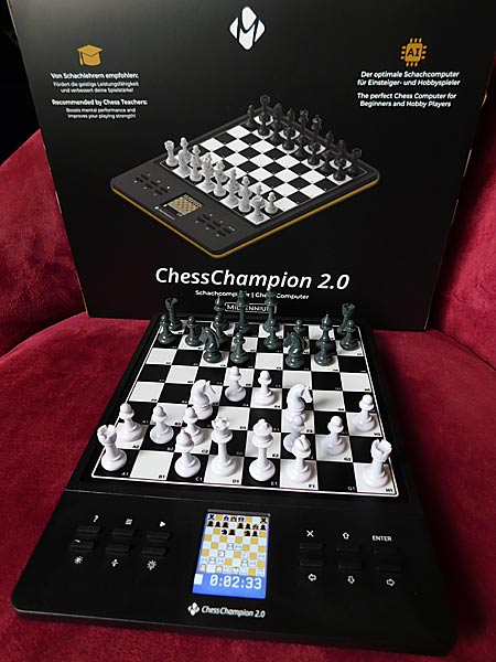 Produkttest Schachcomputer 'ChessChampion 2.0' von Millenium