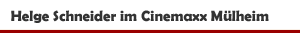 Helge Schneider mit seinem Film 'The Klimperclown' im Cinemaxx im Mülheim an der Ruhr