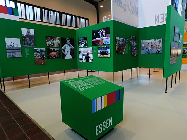 Ausstellung 'Vielfalt und Tradition. Sportland NRW' auf Zollverein