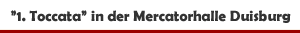 Konzert '1. Toccata' mit Simon Johnson an der Orgel der Mecatorhalle in Duisburg