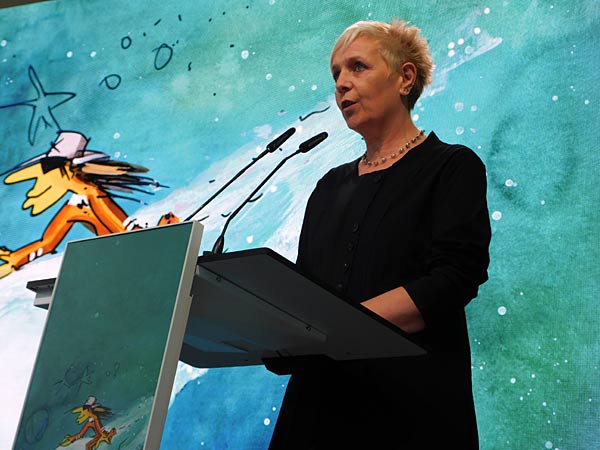 Vernissage der Ausstellung 'Udo Lindenberg � Kometenhaft panisch' in der Ludwiggalerie Schloss Oberhausen mit Udo Lindenberg