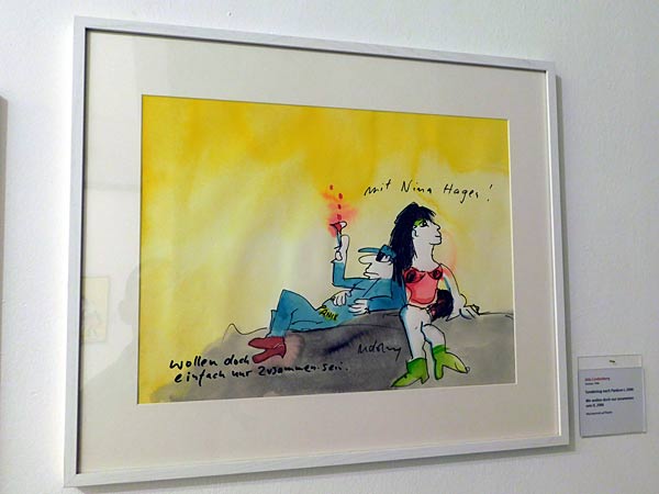 Ausstellung 'Udo Lindenberg  Kometenhaft panisch' in der Ludwiggalerie Schloss Oberhausen