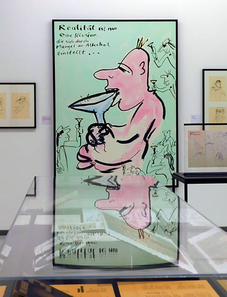 Ausstellung 'Udo Lindenberg  Kometenhaft panisch' in der Ludwiggalerie Schloss Oberhausen