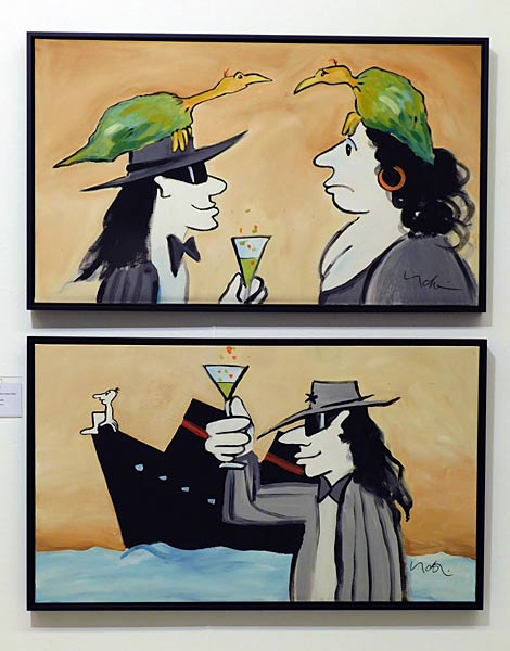 Ausstellung 'Udo Lindenberg  Kometenhaft panisch' in der Ludwiggalerie Schloss Oberhausen